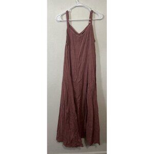 Torrid Purple Challis V Neck Tank Maxi Dress Size Large (0)